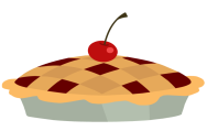 berry on a pie